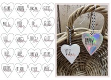 Stickserie ITH - Herz Anhänger Herzenswünsche